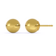 Solid 14K Gold Ball Stud Earrings 9MM A unique and timeless piece of jewelry that will be cherished for years to come!  Simple and classic, ball earrings are clearly a must-have. Ideal for everyday wear with a bright shine polished touch.