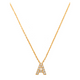 Pave A Initial Necklace 14K Gold A unique and timeless piece of jewelry that will be cherished for years to come! This stunning piece is perfect for adding a touch a personalization and style to any outfit.   Professionally designed with integrity, this necklace offers up an easy read for all to admire. Choose a letter, making it a truly special and unique piece of jewelry.