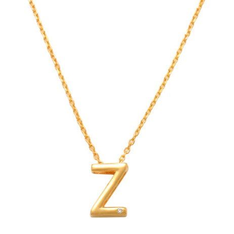 Z Initial Necklace 14K Gold A unique and timeless piece of jewelry that will be cherished for years to come! This stunning piece is perfect for adding a touch a personalization and style to any outfit.   Professionally designed with integrity, this necklace offers up an easy read for all to admire. Choose a letter, making it a truly special and unique piece of jewelry.