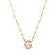 Pave  G Initial Necklace 14K Gold A unique and timeless piece of jewelry that will be cherished for years to come! This stunning piece is perfect for adding a touch a personalization and style to any outfit.   Professionally designed with integrity, this necklace offers up an easy read for all to admire. Choose a letter, making it a truly special and unique piece of jewelry.