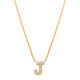 Pave J Initial Necklace 14K Gold A unique and timeless piece of jewelry that will be cherished for years to come! This stunning piece is perfect for adding a touch a personalization and style to any outfit.   Professionally designed with integrity, this necklace offers up an easy read for all to admire. Choose a letter, making it a truly special and unique piece of jewelry.