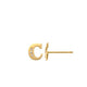 C Initial Earrings 14K Gold The perfect statement-maker for any occasion. Wear it stacked or by itself.   Each detail of the letter is carefully perfected and formed for easy reading. Simple and charming they can dress up every outfit with personalized style. These earrings are designed to be worn alone or mixed with other earrings. Your everyday earring choose just got a whole lot easier.