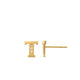 T Initial Earrings 14K Gold The perfect statement-maker for any occasion. Wear it stacked or by itself.   Each detail of the letter is carefully perfected and formed for easy reading. Simple and charming they can dress up every outfit with personalized style. These earrings are designed to be worn alone or mixed with other earrings. Your everyday earring choose just got a whole lot easier.