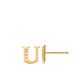 U Initial Earrings 14K Gold The perfect statement-maker for any occasion. Wear it stacked or by itself.   Each detail of the letter is carefully perfected and formed for easy reading. Simple and charming they can dress up every outfit with personalized style. These earrings are designed to be worn alone or mixed with other earrings. Your everyday earring choose just got a whole lot easier.