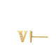 V Initial Earrings 14K Gold The perfect statement-maker for any occasion. Wear it stacked or by itself.   Each detail of the letter is carefully perfected and formed for easy reading. Simple and charming they can dress up every outfit with personalized style. These earrings are designed to be worn alone or mixed with other earrings. Your everyday earring choose just got a whole lot easier.