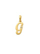 Script G Initial Charm 14K Gold A unique and timeless piece of jewelry that will be cherished for tears to come! This stunning piece is perfect for adding a touch a personalization and style to any outfit.   Professionally designed with integrity, this charm offers up an easy read for all to admire. Choose a letter, making it a truly special and unique pice of jewelry.