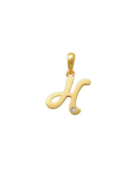 Script H Initial Charm 14K Gold A unique and timeless piece of jewelry that will be cherished for tears to come! This stunning piece is perfect for adding a touch a personalization and style to any outfit.   Professionally designed with integrity, this charm offers up an easy read for all to admire. Choose a letter, making it a truly special and unique pice of jewelry.