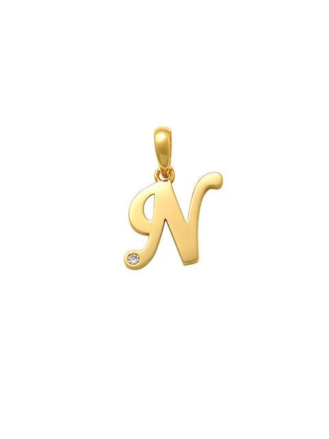 Script N Initial Charm 14K Gold A unique and timeless piece of jewelry that will be cherished for tears to come! This stunning piece is perfect for adding a touch a personalization and style to any outfit.   Professionally designed with integrity, this charm offers up an easy read for all to admire. Choose a letter, making it a truly special and unique pice of jewelry.