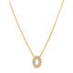 Pave O Initial Necklace 14K Gold A unique and timeless piece of jewelry that will be cherished for years to come! This stunning piece is perfect for adding a touch a personalization and style to any outfit.   Professionally designed with integrity, this necklace offers up an easy read for all to admire. Choose a letter, making it a truly special and unique piece of jewelry.