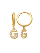 Dangling G Initial Huggie Earrings 14K Gold The perfect statement-maker for any occasion. Wear it stacked or by itself.   Each detail of the letter is carefully perfected and formed for easy reading. Simple and charming they can dress up every outfit with personalized style. These earrings are designed to be worn alone or mixed with other earrings. Your everyday earring choose just got a whole lot easier.