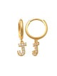 Dangling J Initial Huggie Earrings 14K Gold The perfect statement-maker for any occasion. Wear it stacked or by itself.   Each detail of the letter is carefully perfected and formed for easy reading. Simple and charming they can dress up every outfit with personalized style. These earrings are designed to be worn alone or mixed with other earrings. Your everyday earring choose just got a whole lot easier.