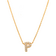 Pave P Initial Necklace 14K Gold A unique and timeless piece of jewelry that will be cherished for years to come! This stunning piece is perfect for adding a touch a personalization and style to any outfit.   Professionally designed with integrity, this necklace offers up an easy read for all to admire. Choose a letter, making it a truly special and unique piece of jewelry.