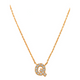 Pave Q Initial Necklace 14K Gold A unique and timeless piece of jewelry that will be cherished for years to come! This stunning piece is perfect for adding a touch a personalization and style to any outfit.   Professionally designed with integrity, this necklace offers up an easy read for all to admire. Choose a letter, making it a truly special and unique piece of jewelry.