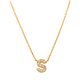 Pave S Initial Necklace 14K Gold A unique and timeless piece of jewelry that will be cherished for years to come! This stunning piece is perfect for adding a touch a personalization and style to any outfit.   Professionally designed with integrity, this necklace offers up an easy read for all to admire. Choose a letter, making it a truly special and unique piece of jewelry.
