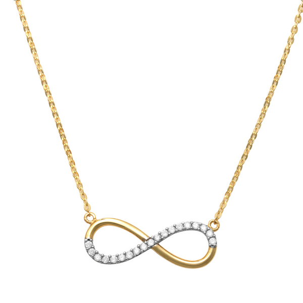 Infinity Loop Necklace 14K Gold A symbol of eternal love, our Infinity Loop Necklace is a timeless piece of designer fine jewelry with an elegant design.   Add something truly unique to your style gracefully wear a beautiful necklace, embrace the everlasting love.