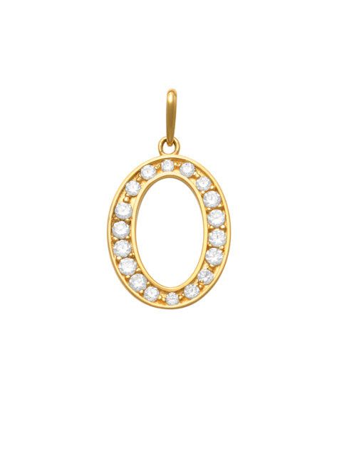 Pave Script O Initial 14K Gold Charm A unique and timeless piece of jewelry that will be cherished for years to come! This stunning piece is perfect for adding a touch a personalization and style to any outfit.   Professionally designed with integrity, this charm offers up an easy read for all to admire. Choose a letter, making it a truly special and unique pice of jewelry.