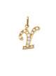 Pave Script Y Initial 14K Gold Charm A unique and timeless piece of jewelry that will be cherished for years to come! This stunning piece is perfect for adding a touch a personalization and style to any outfit.   Professionally designed with integrity, this charm offers up an easy read for all to admire. Choose a letter, making it a truly special and unique pice of jewelry.