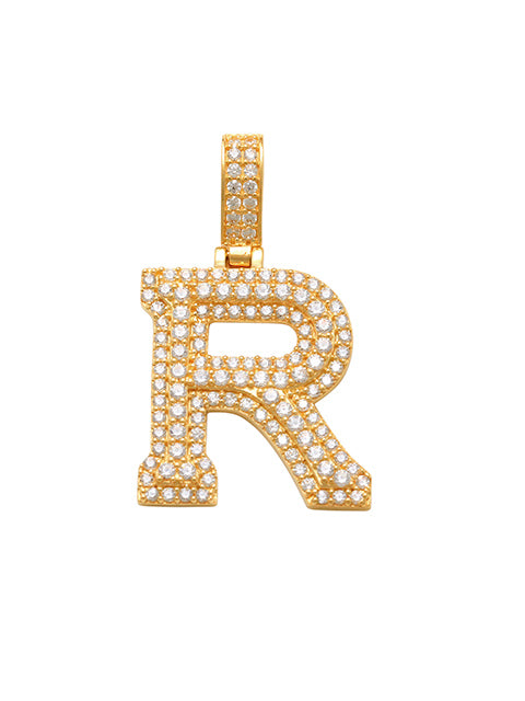 Varsity R Initial Charm 14K Gold A unique and timeless piece of jewelry that will be cherished for years to come! This stunning piece is perfect for adding a touch a personalization and style to any outfit.   Professionally designed with integrity, this charm offers up an easy read for all to admire. Choose a letter, making it a truly special and unique pice of jewelry.