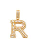 Varsity R Initial Charm 14K Gold A unique and timeless piece of jewelry that will be cherished for years to come! This stunning piece is perfect for adding a touch a personalization and style to any outfit.   Professionally designed with integrity, this charm offers up an easy read for all to admire. Choose a letter, making it a truly special and unique pice of jewelry.