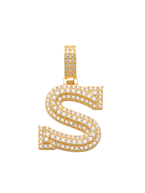 Varsity S Initial Charm 14K Gold A unique and timeless piece of jewelry that will be cherished for years to come! This stunning piece is perfect for adding a touch a personalization and style to any outfit.   Professionally designed with integrity, this charm offers up an easy read for all to admire. Choose a letter, making it a truly special and unique pice of jewelry.