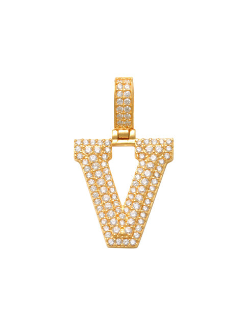 Varsity V Initial Charm 14K Gold A unique and timeless piece of jewelry that will be cherished for years to come! This stunning piece is perfect for adding a touch a personalization and style to any outfit.   Professionally designed with integrity, this charm offers up an easy read for all to admire. Choose a letter, making it a truly special and unique pice of jewelry.