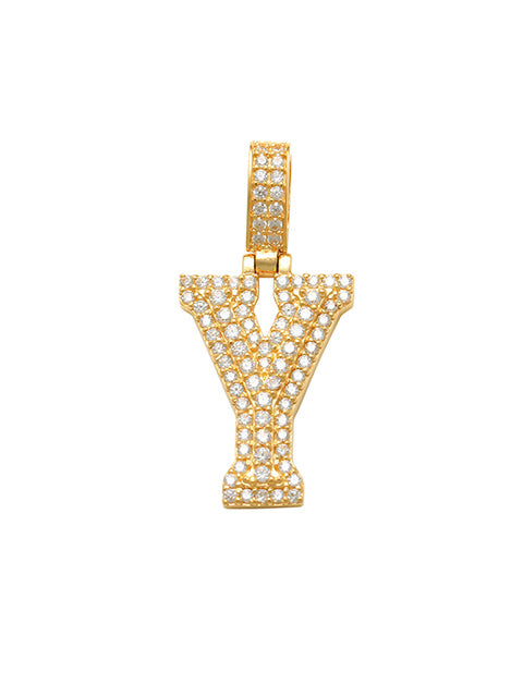 Varsity Y Initial Charm 14K Gold A unique and timeless piece of jewelry that will be cherished for years to come! This stunning piece is perfect for adding a touch a personalization and style to any outfit.   Professionally designed with integrity, this charm offers up an easy read for all to admire. Choose a letter, making it a truly special and unique pice of jewelry.