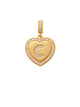 Heart Initial C Charm 14K Gold A unique and timeless piece of jewelry that will be cherished for years to come! This stunning piece is perfect for adding a touch a personalization and style to any outfit.   Professionally designed with integrity, this charm offers up an easy read for all to admire. Choose a letter, making it a truly special and unique piece of jewelry.