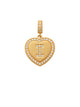 Heart Initial I Charm 14K Gold A unique and timeless piece of jewelry that will be cherished for years to come! This stunning piece is perfect for adding a touch a personalization and style to any outfit.   Professionally designed with integrity, this charm offers up an easy read for all to admire. Choose a letter, making it a truly special and unique piece of jewelry.