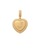 Heart Initial J Charm 14K Gold A unique and timeless piece of jewelry that will be cherished for years to come! This stunning piece is perfect for adding a touch a personalization and style to any outfit.   Professionally designed with integrity, this charm offers up an easy read for all to admire. Choose a letter, making it a truly special and unique piece of jewelry.