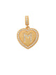 Heart Initial M Charm 14K Gold A unique and timeless piece of jewelry that will be cherished for years to come! This stunning piece is perfect for adding a touch a personalization and style to any outfit.   Professionally designed with integrity, this charm offers up an easy read for all to admire. Choose a letter, making it a truly special and unique piece of jewelry.