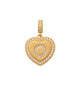 Heart Initial O Charm 14K Gold A unique and timeless piece of jewelry that will be cherished for years to come! This stunning piece is perfect for adding a touch a personalization and style to any outfit.   Professionally designed with integrity, this charm offers up an easy read for all to admire. Choose a letter, making it a truly special and unique piece of jewelry.