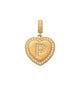 Heart Initial P Charm 14K Gold A unique and timeless piece of jewelry that will be cherished for years to come! This stunning piece is perfect for adding a touch a personalization and style to any outfit.   Professionally designed with integrity, this charm offers up an easy read for all to admire. Choose a letter, making it a truly special and unique piece of jewelry.