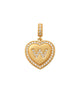 Heart Initial W Charm 14K Gold A unique and timeless piece of jewelry that will be cherished for years to come! This stunning piece is perfect for adding a touch a personalization and style to any outfit.   Professionally designed with integrity, this charm offers up an easy read for all to admire. Choose a letter, making it a truly special and unique piece of jewelry.