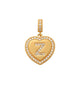 Heart Initial Z Charm 14K Gold A unique and timeless piece of jewelry that will be cherished for years to come! This stunning piece is perfect for adding a touch a personalization and style to any outfit.   Professionally designed with integrity, this charm offers up an easy read for all to admire. Choose a letter, making it a truly special and unique piece of jewelry.