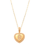 Heart Initial B Necklace 14K Gold A unique and timeless piece of jewelry that will be cherished for years to come! This stunning piece is perfect for adding a touch a personalization and style to any outfit.   Professionally designed with integrity, this necklace offers up an easy read for all to admire. Choose a letter, making it a truly special and unique piece of jewelry.