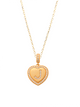 Heart Initial J Necklace 14K Gold A unique and timeless piece of jewelry that will be cherished for years to come! This stunning piece is perfect for adding a touch a personalization and style to any outfit.   Professionally designed with integrity, this necklace offers up an easy read for all to admire. Choose a letter, making it a truly special and unique piece of jewelry.