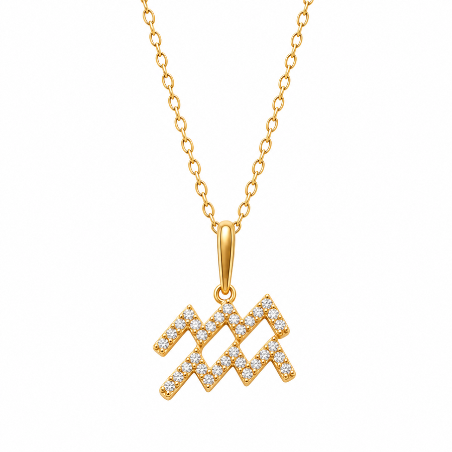 14K Gold Zodiac Necklace