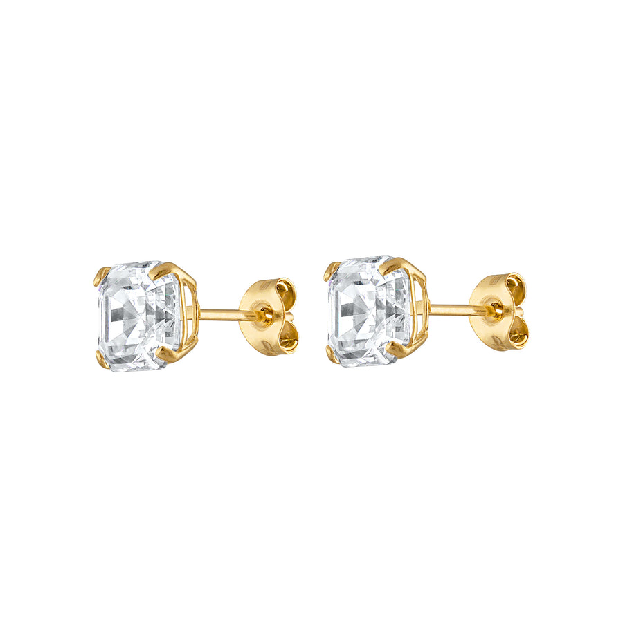 Ascher Stud Earrings 14K Gold