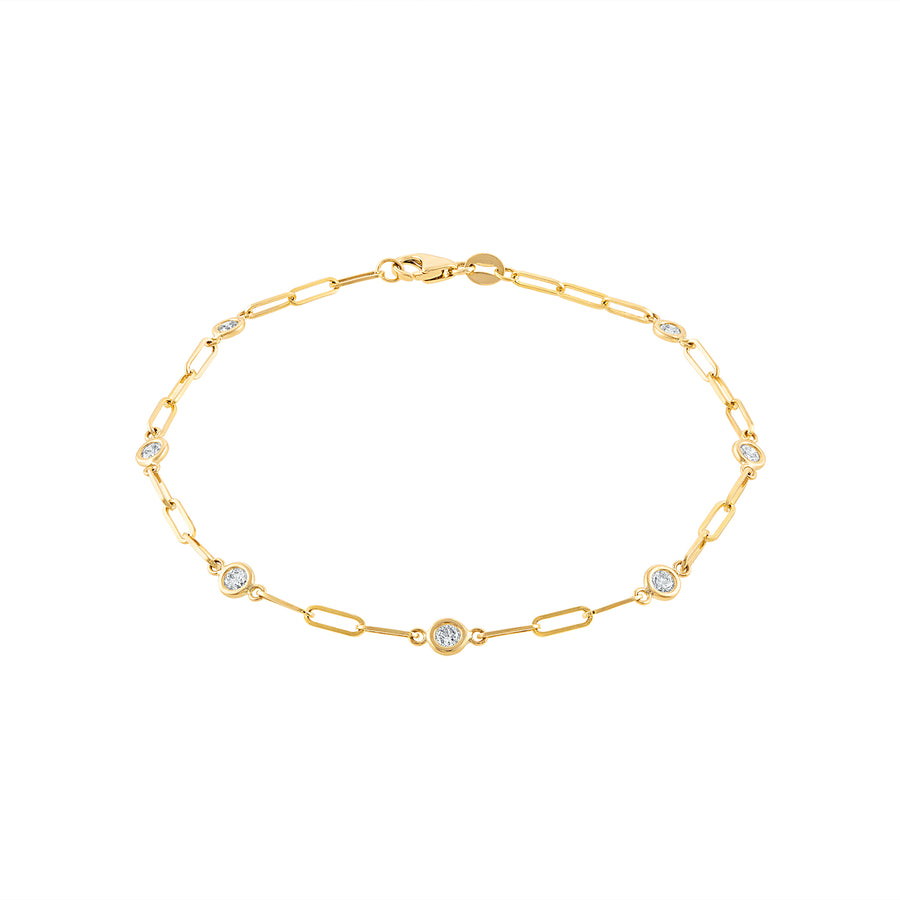 Diamonds By The Yard Paper Clip Bracelet