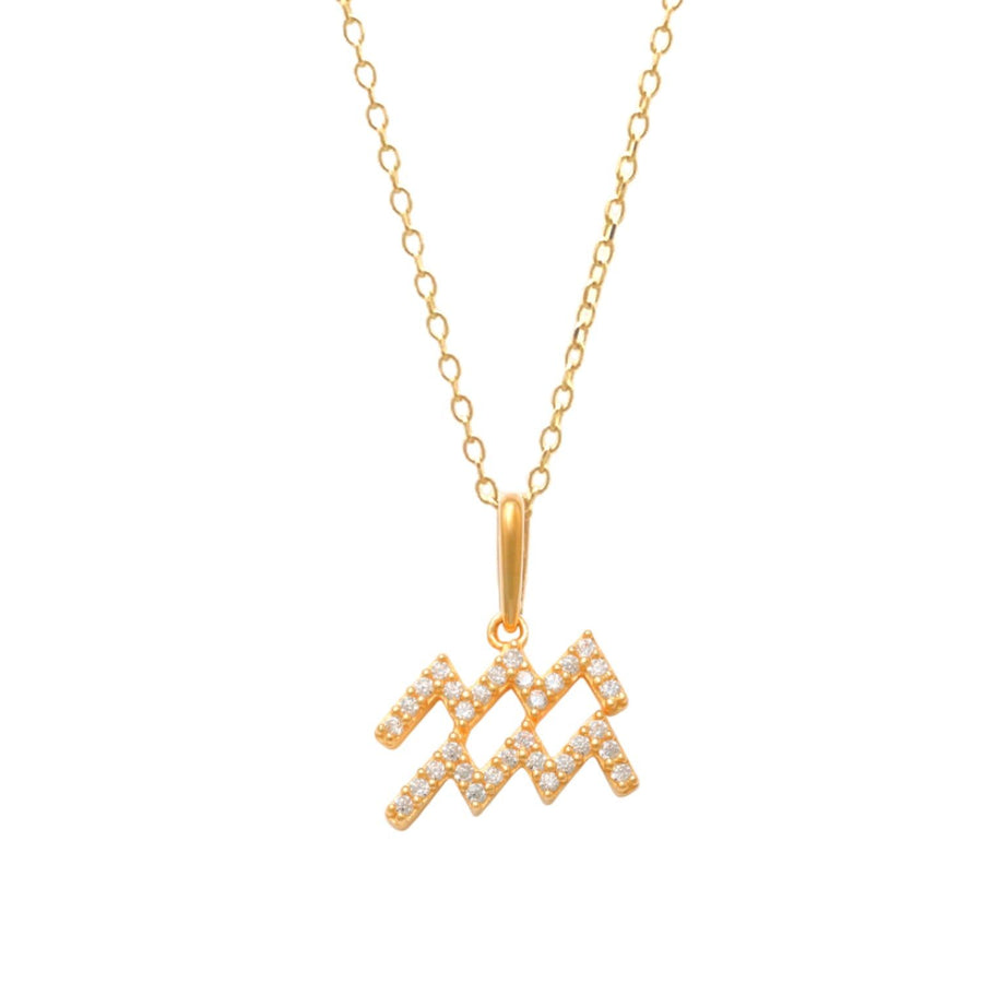 14K Gold Zodiac Necklace