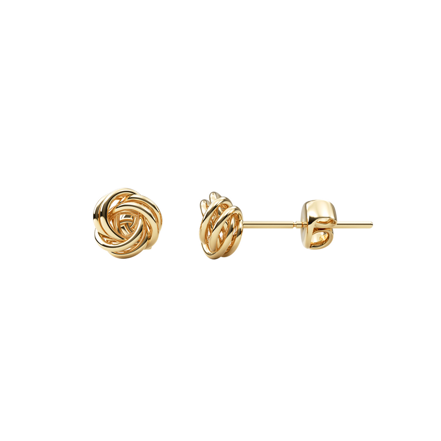 Love Knot Earrings 14K Gold