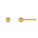 Solid 14K Gold Ball Stud Earrings 3MM A unique and timeless piece of jewelry that will be cherished for years to come!  Simple and classic, ball earrings are clearly a must-have. Ideal for everyday wear with a bright shine polished touch.  