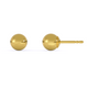 Solid 14K Gold Ball Stud Earrings 5MM A unique and timeless piece of jewelry that will be cherished for years to come!  Simple and classic, ball earrings are clearly a must-have. Ideal for everyday wear with a bright shine polished touch.  