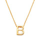 B Initial Necklace 14K Gold A unique and timeless piece of jewelry that will be cherished for years to come! This stunning piece is perfect for adding a touch a personalization and style to any outfit.   Professionally designed with integrity, this necklace offers up an easy read for all to admire. Choose a letter, making it a truly special and unique piece of jewelry. 