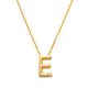 E Initial Necklace 14K Gold A unique and timeless piece of jewelry that will be cherished for years to come! This stunning piece is perfect for adding a touch a personalization and style to any outfit.   Professionally designed with integrity, this necklace offers up an easy read for all to admire. Choose a letter, making it a truly special and unique piece of jewelry. 