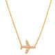 Airplane Necklace 14K Gold Are you ready to go where your next adventure would take you? Express your relentless love for discovery.   A true treasure discovered with the airplane necklace made of solid 14K Gold with a glowing pave of fine Cubic Zirconia stones. Fly in any direction you choose. It's time to seek adventure with such a gorgeous necklace that everyone can relate to. 