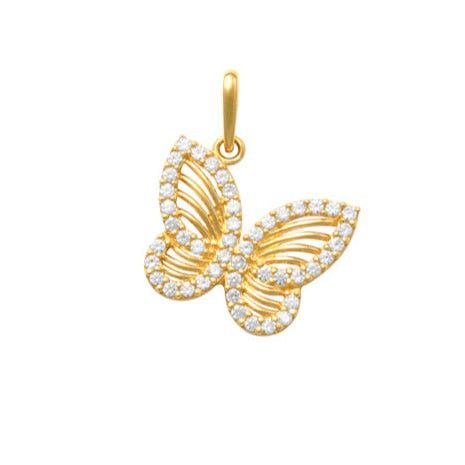 Butterfly Charm 14K Gold This sophisticated butterfly charm features a fluted design and is sure to add more style to your everyday outfit!   Add a hint of nature-inspired beauty to take your style to another level. Make a standout addition to your collection. It fits your lifestyle and a perfect piece for any outfit sure to impress.  