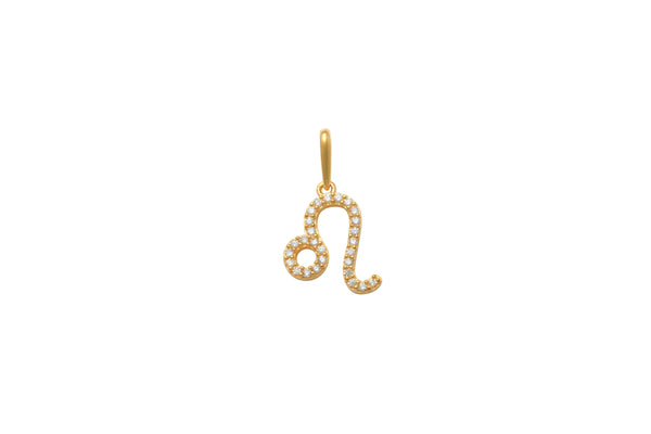 Leo Zodiac Charms 14K Gold Reveal to the world where your stars align featuring the zodiac pendant of your choice. Expertly crafted in glowing solid 14K Gold, minimal, modern but filled with so much meaning. Every sign has a story, and every story has a meaning. A whole lot of sparkle and a touch of the heavens in one piece.