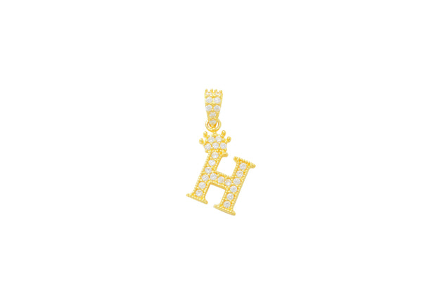 Crown Initial H Charm 14K Gold A unique and timeless piece of jewelry that will be cherished for tears to come! This stunning piece is perfect for adding a touch a personalization and style to any outfit.   Professionally designed with integrity, this charm offers up an easy read for all to admire. Choose a letter, making it a truly special and unique pice of jewelry. 