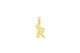 Crown Initial R Charm 14K Gold A unique and timeless piece of jewelry that will be cherished for tears to come! This stunning piece is perfect for adding a touch a personalization and style to any outfit.   Professionally designed with integrity, this charm offers up an easy read for all to admire. Choose a letter, making it a truly special and unique pice of jewelry. 